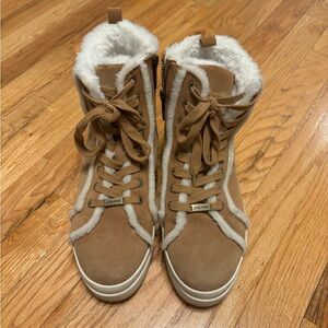 J Slides high top sneaker